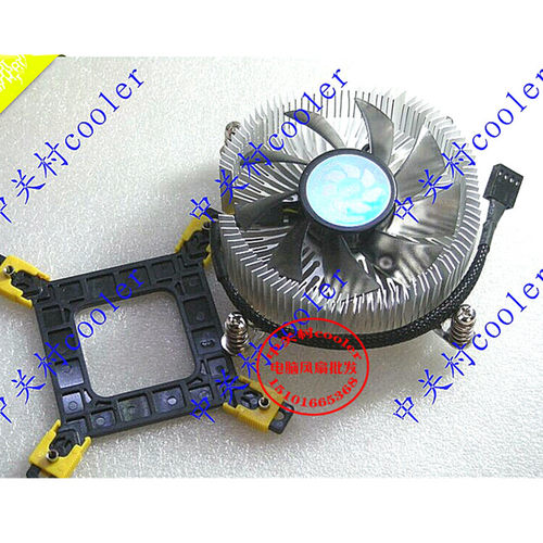 适用AVC775 1150 1156 i3 i5 i7超薄铜芯PWM温控一体机mini散热器