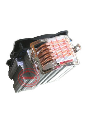 适用i56500 6600/I7 6700 2011针AMD12cm蓝灯八盒CPU风扇热管散热