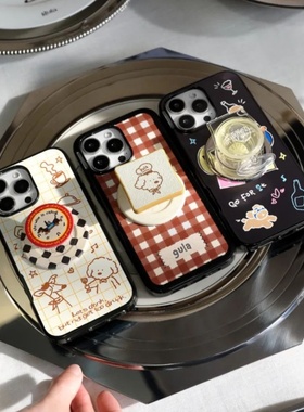 【gula泡泡骚强磁吸手机壳】吐司气泡酒透明轻薄秋冬款手机壳适用于iphone17promax苹果16Pro手机壳磁吸支架