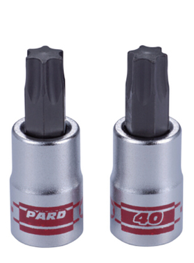 PARD C326 1/4寸 花型旋具套筒 T8~T40 手动套筒 美国进口套筒