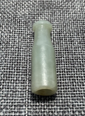 真品传世温润老包浆清代和田玉烟嘴老玉器杂件挂件老物件保真保老