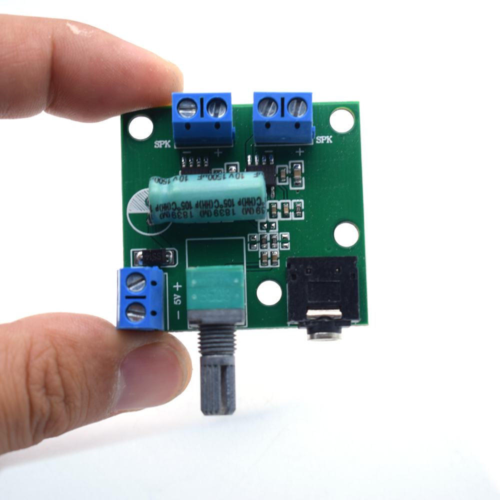 电脑设备小音箱功放板3.3-5V 4欧3W数字放大器模块立体声DIY