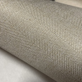 人字纹墙布竖纹 卧室棉麻壁布2.8米 鱼骨纹酒店客房灰色硬包布中式