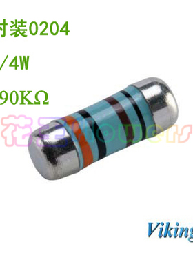 0204无引线圆柱电阻390KΩ温漂50PPM Viking光颉CSR0204FTDV3903
