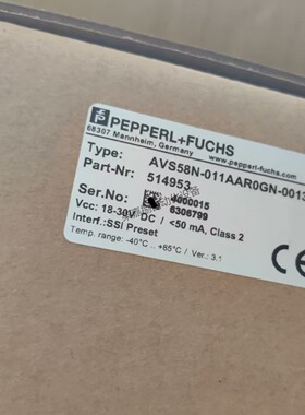 AVS58N-011AAR0GN-0013倍加福单圈绝对值编码器订货号：514953