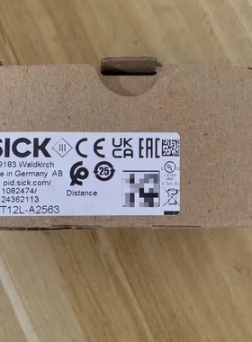 WTT12L-A2563 西克sick激光距离传感器 订货号 1082474全新原装