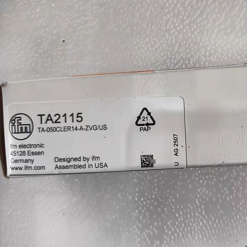 TA2115易福门温度变送器全新现货