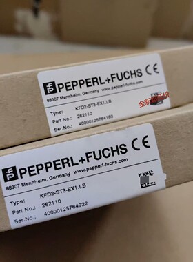 KFD2-ST3-Ex1.LB倍加福开关放大器安全栅订货号：262110全新原装