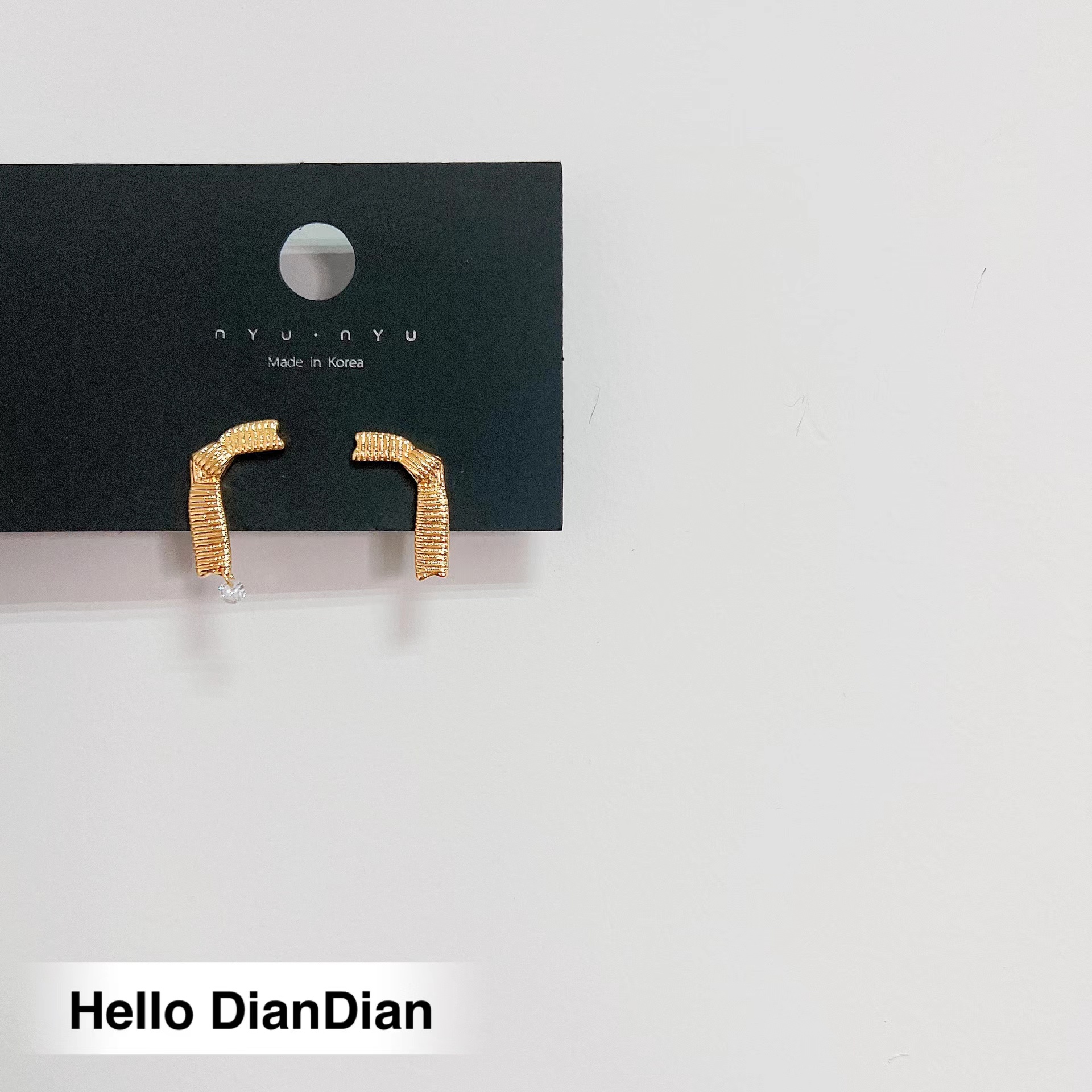 百搭海边渡假不对称蝴蝶结耳环