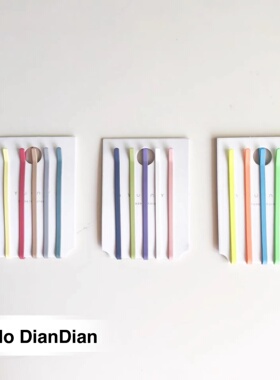 Hello DianDian 韩国小众设计师磨砂糖果色少女风精致风网红发夹