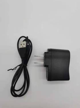 USB充电器5V2座1米线带亮灯黑色款中规