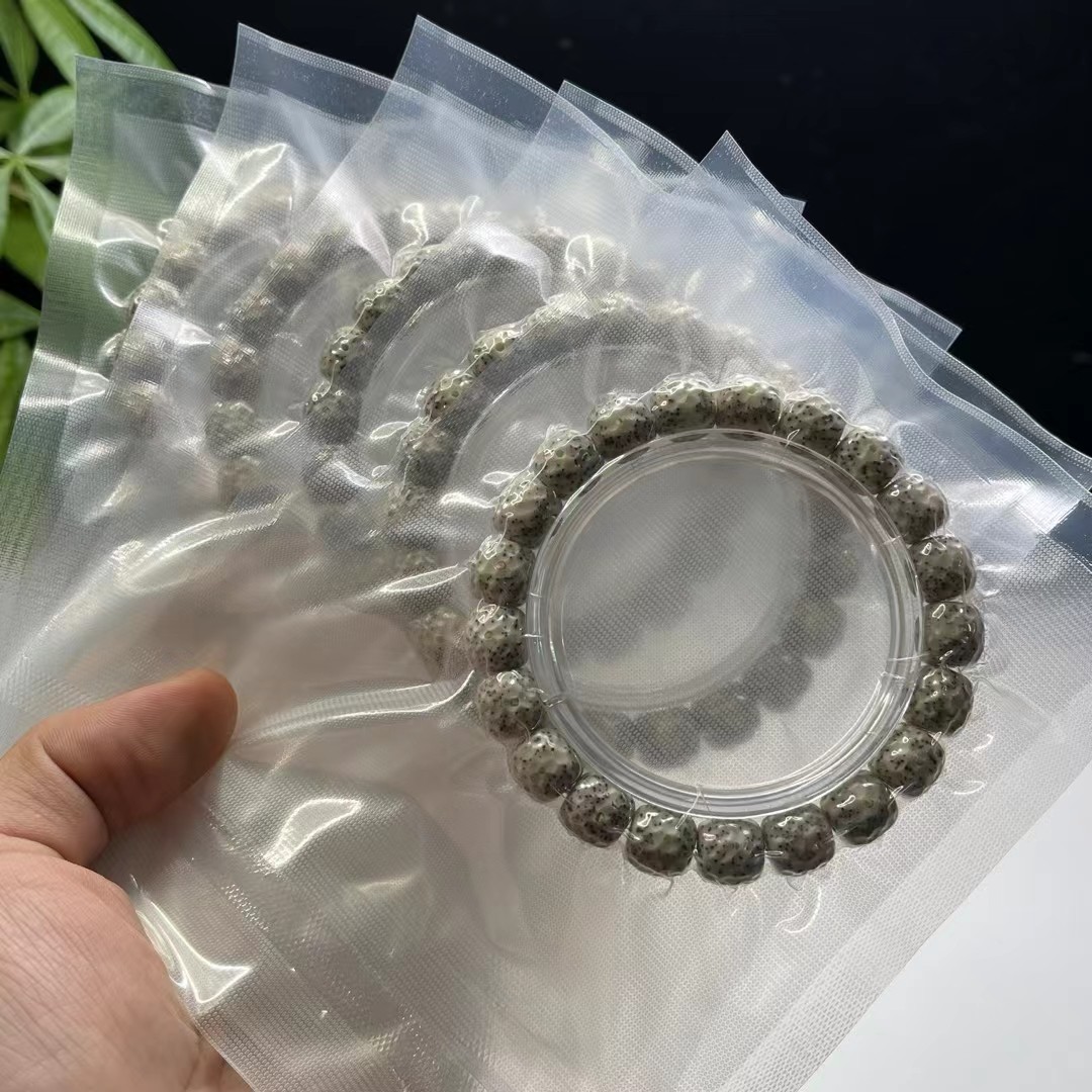 海南原生态菩提子星月文玩单圈龙鳞顺白正月男女情侣手串手链佛珠