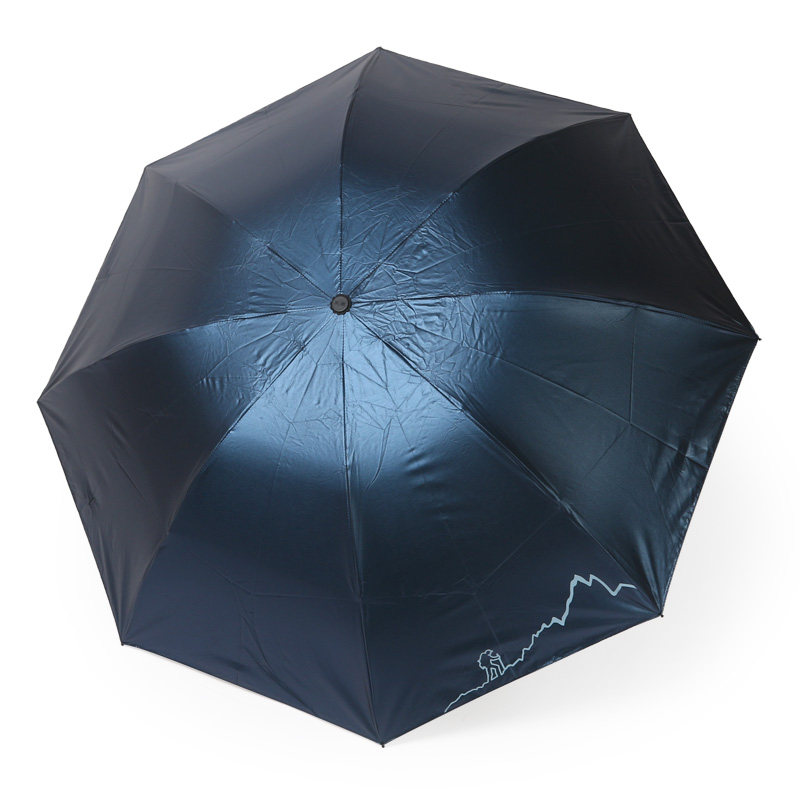 正品天堂三折星光彩胶防紫外线防晒遮阳伞简约折叠男女广告礼品伞