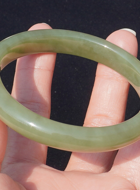 方言新疆且末料细润青黄口料手镯