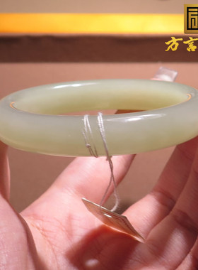 青海老坑料晴水底55mm正装手镯