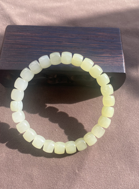 新疆且末料黄口渐变8mm老型手串