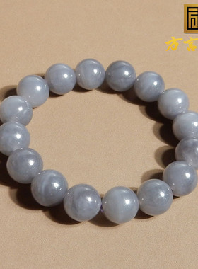 青海老坑料烟紫单圈12mm女神手串