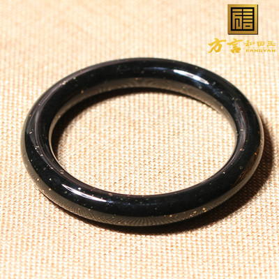 细圆条女士手镯和田青玉推荐