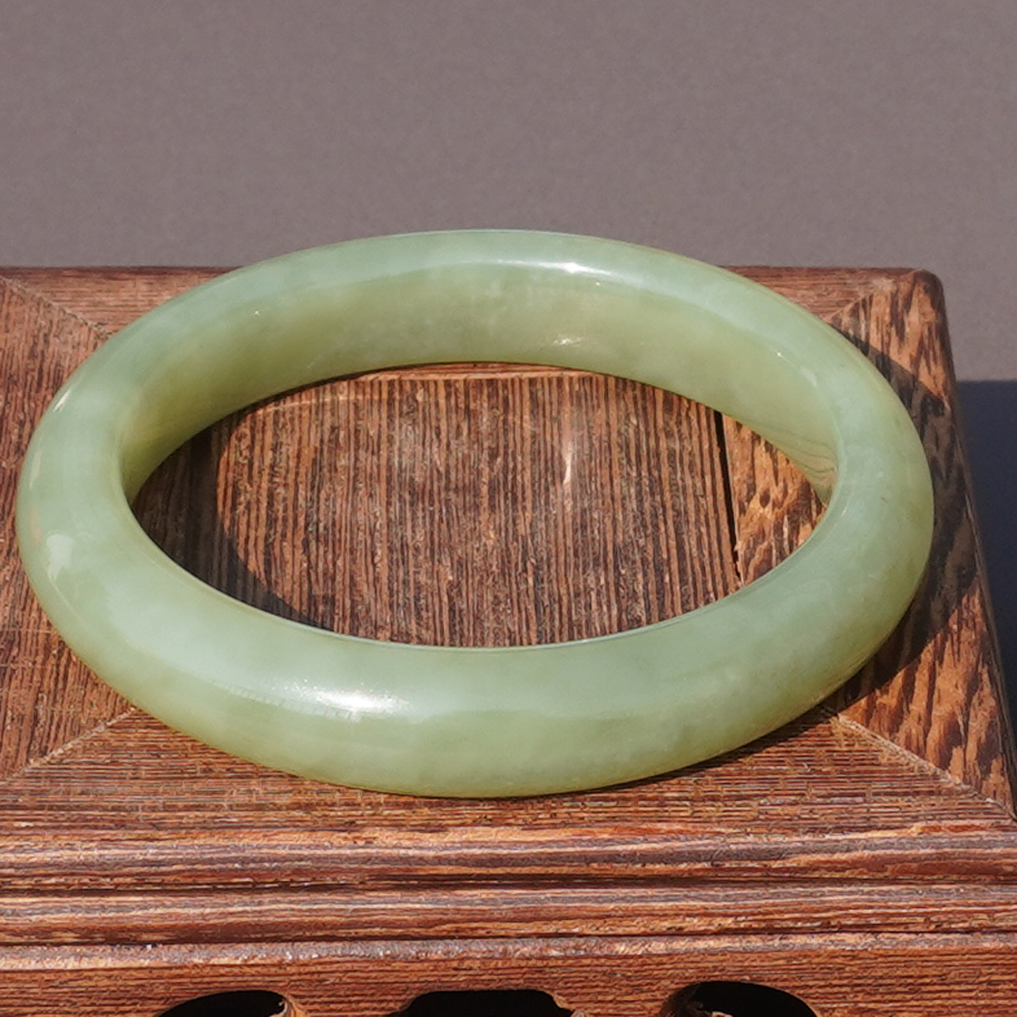 方言和田玉且末料细润青黄口手镯