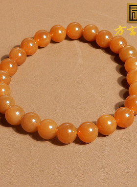 细润新疆且末糖玉方言和田玉手串