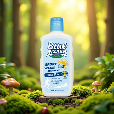 BLUE LIZARD 运动防晒乳148ml 运动防水防汗轻薄透气物理防晒