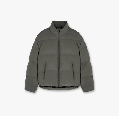 represent橄榄色泡芙羽绒服保暖