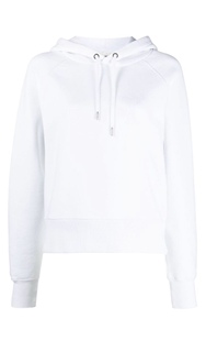 LS现货Ami PARIS 白色刺绣爱心女款连帽卫衣