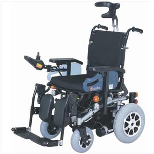 台湾美利驰P201多功能电动轮椅高靠背可调可躺老人残疾人电动轮椅