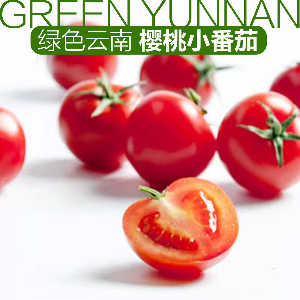 樱桃小番茄减脂代餐沙拉圣女果新鲜脆甜小西红柿孕妇水果顺丰包邮