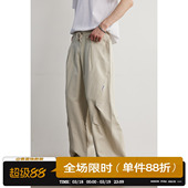 伞兵工装 裤 男女款 男道秋季 痞帅设计感阔腿直筒裤 美式 休闲裤 新款