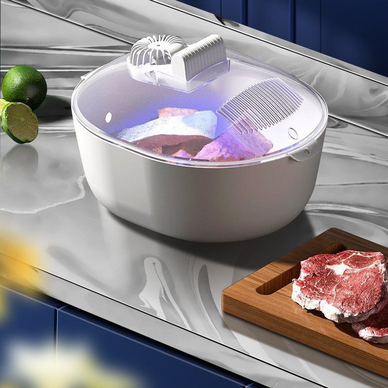 义乌厂家批发2025新款家用肉类牛排保鲜食物机四合一解冻器,厨房电器,解冻器,淘宝优惠券,粉丝福利购,淘宝优惠卷