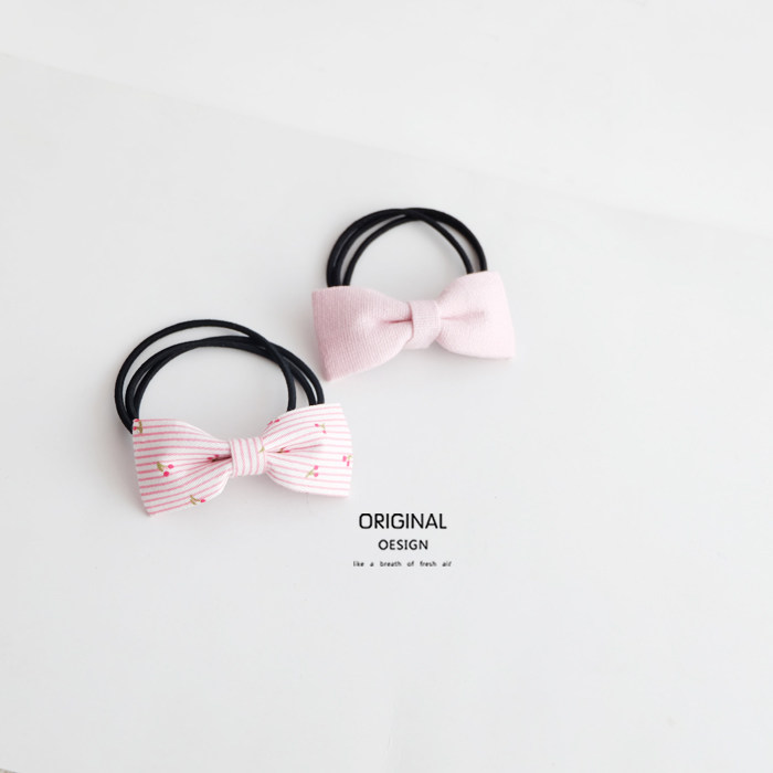 原创清新粉色甜美日系软妹小条纹碎花蝴蝶结发圈韩版皮筋头绳发饰,饰品/流行首饰/时尚饰品新,发饰,淘宝优惠券,粉丝福利购,淘宝优惠卷