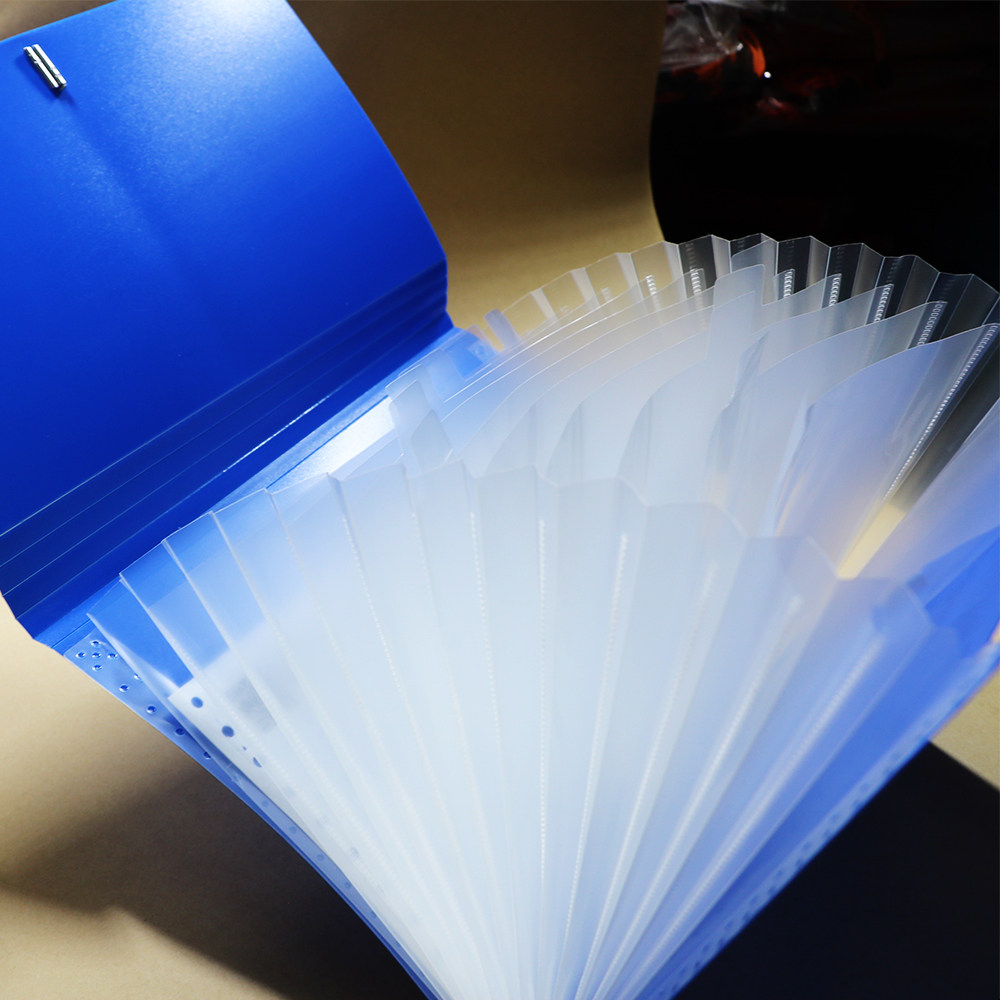 ZHAOSHENG VAT 송장 아코디언 가방 A5 아코디언 클립 B5 아코디언 파일 가방 빌 가방 아코디언 클립