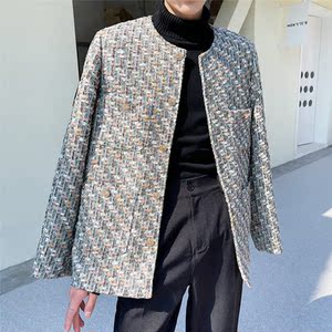 小香系列彩色复古编织面料西服外套夹克上衣A452--6188--P155图片
