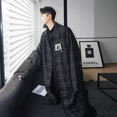 698 重工织带工艺中长款 大衣小香风复古百搭过膝外套A452 P165