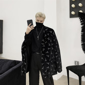 19117 韩版 A452 潮流气质宽松西装 P135 休闲铁塔亮片丝绒小西装