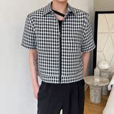 新款复古风个性短款夹克外套可拆卸袖子款上衣A452--6203--P125，男装夹克，电商A452