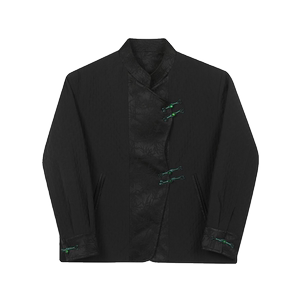 早春新中式立领中山装西服外套男潮风休闲上衣A452--6439--P145图片