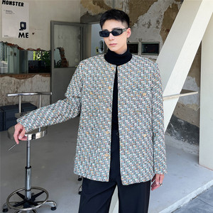 小香系列彩色复古编织面料西服外套夹克上衣A452--6188--P155图片