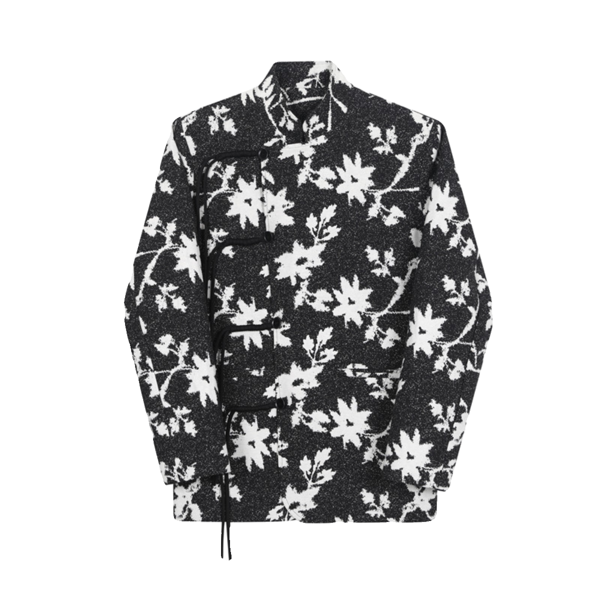 冬款新中式立领中山装西服外套男潮风印花西装A452--6326--P145,男装西服套装,电商A452
