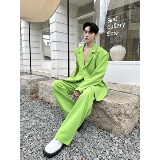 春季新款高级感亮色西服套装时尚潮流休闲西装套装A452-6553-P245，男装西服套装，电商A452