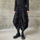 丝绒暗纹花苞休闲裤 暗黑潮流阔腿裤 潮A452 新款 H187 P115