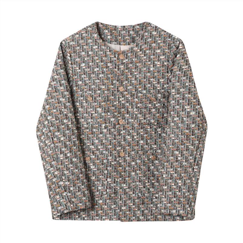 小香系列彩色复古编织面料西服外套夹克上衣A452--6188--P155,男装西服,电商A452