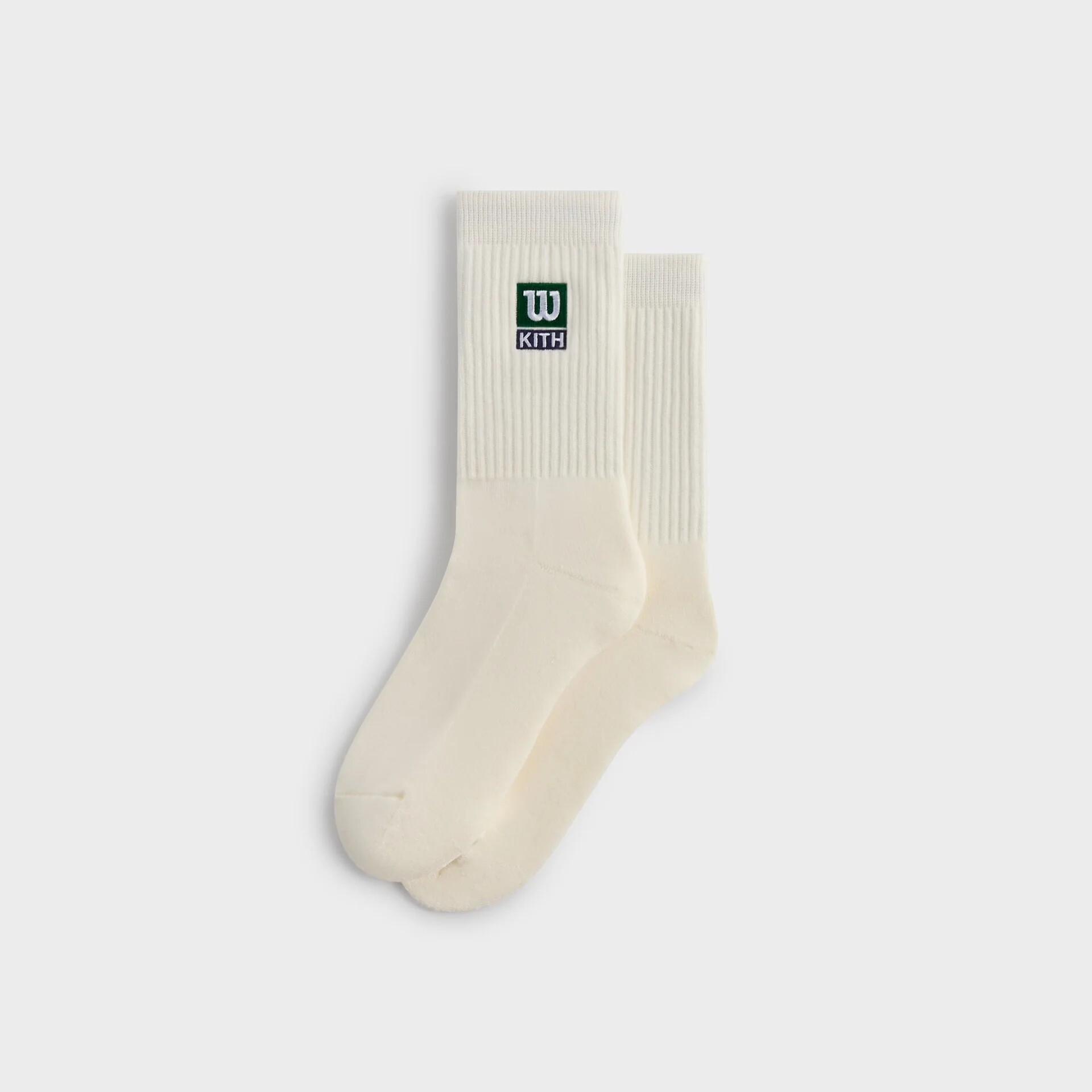 【现货】正品联名Kith Wilson威尔胜专业网球袜加厚毛巾底中筒袜