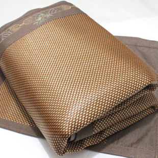 冰藤席凉席亏本清仓处理夏季 高档加厚夏凉冰丝席子冰藤藤席床笠款