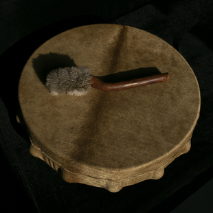 UltreyaDrums 长毛 鹿角 鹿皮 蒙古 鼓 Drum Shaman Ritual 马皮