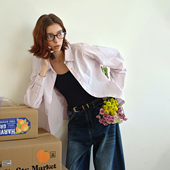 新款 男2026春季 宽松多巴胺情侣衬衣 衬衫 714street微皱肌理感长袖