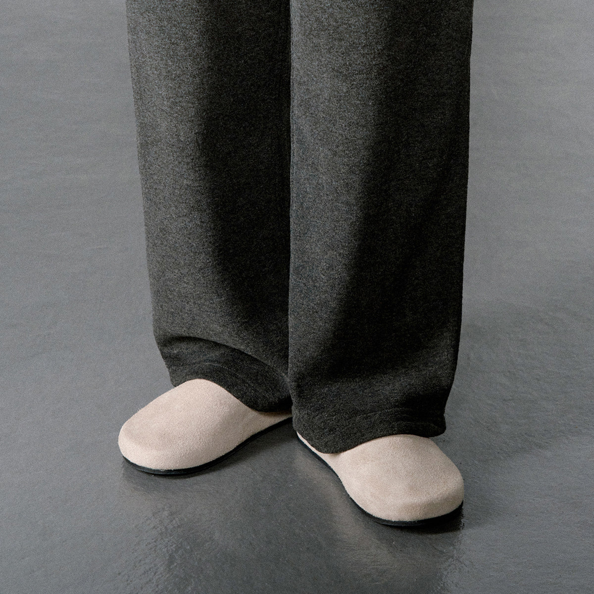 714street翻毛牛皮短绒勃肯鞋男2025新款厚底懒人包头百搭一脚蹬,流行男鞋,软木鞋/勃肯鞋,淘宝优惠券,粉丝福利购,淘宝优惠卷