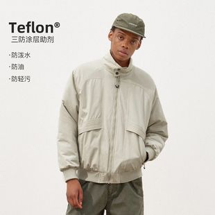 户外棉服 立领外套男款 714street哈灵顿防水夹克2025冬季 宽松工装