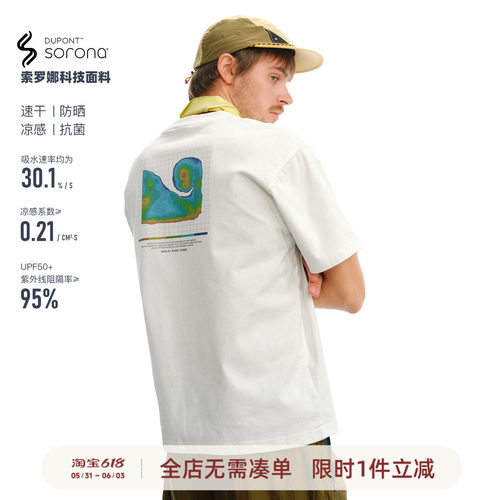 714street热感应LOGO印花短袖